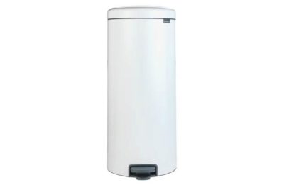 Brabantia 30 Litre Newlcon Pedal Bin - White.